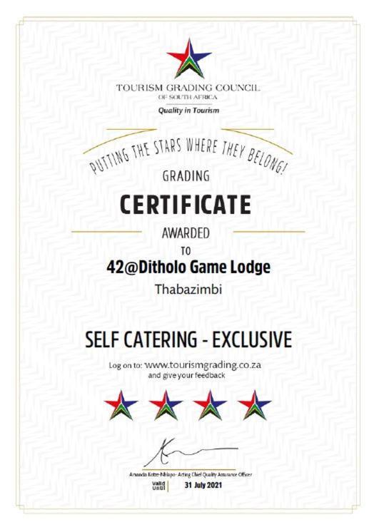 42@ Ditholo Game Lodge サバジンビ エクステリア 写真